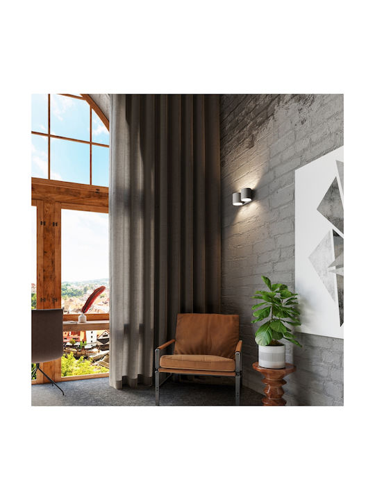 Sollux Orbis 2 Modern Lamp Wall Gray 26x14x14cm