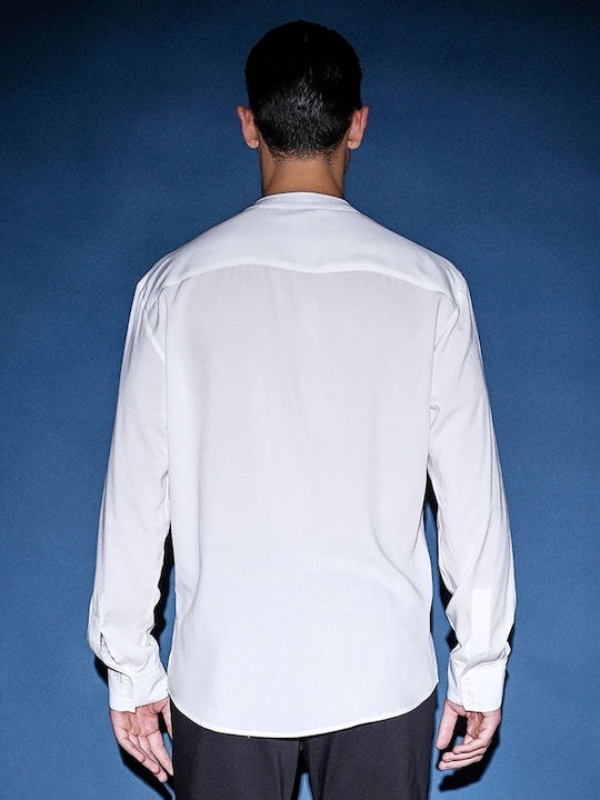 Diverse System Men's Shirt Long-sleeved White.