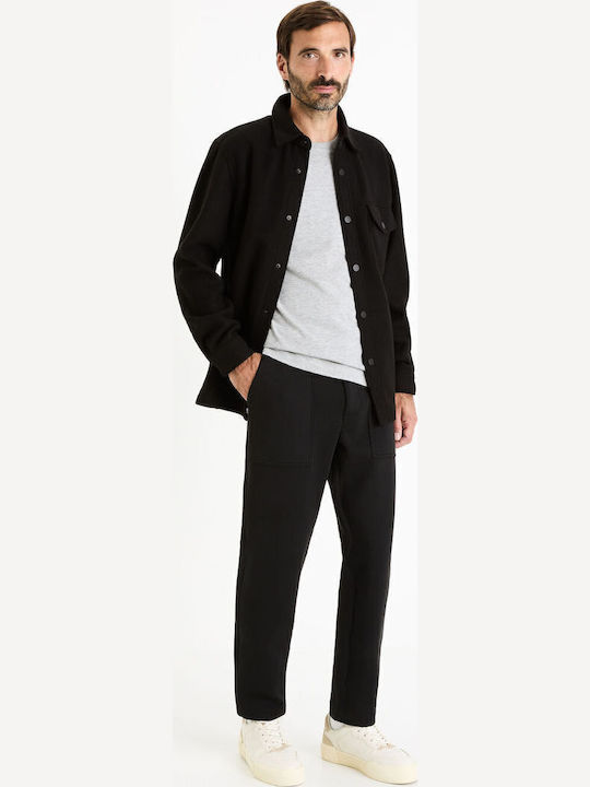 Μακρυμάνικo Overshirt Black