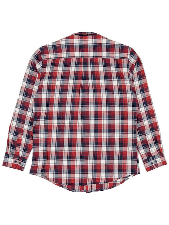 Losan Men's Shirt Long Sleeve Flannel Red