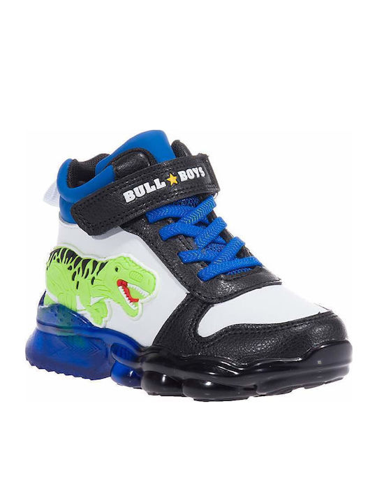 T-Rex Încălțăminte sport Inalta pentru copii cu scai și lumini Multicolor