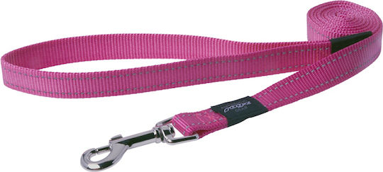 Rogz Λουρί/Οδηγός Σκύλου Ιμάντας Utility Fanbelt Reflective 20mm/1.4m (Μωβ) σε Μωβ χρώμα