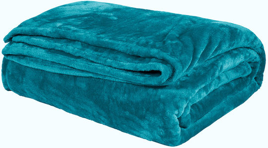 Joli Velvet Blanket Queen Size 220x240cm Pink