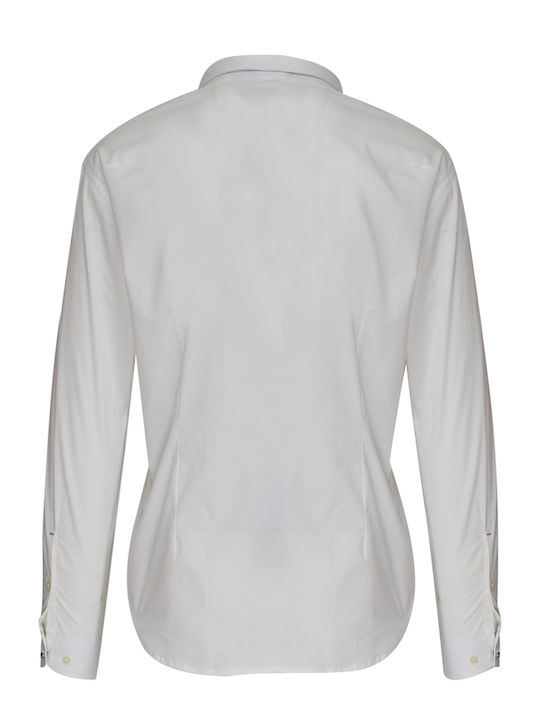 Officina36 Men's Shirt Long-sleeved White.