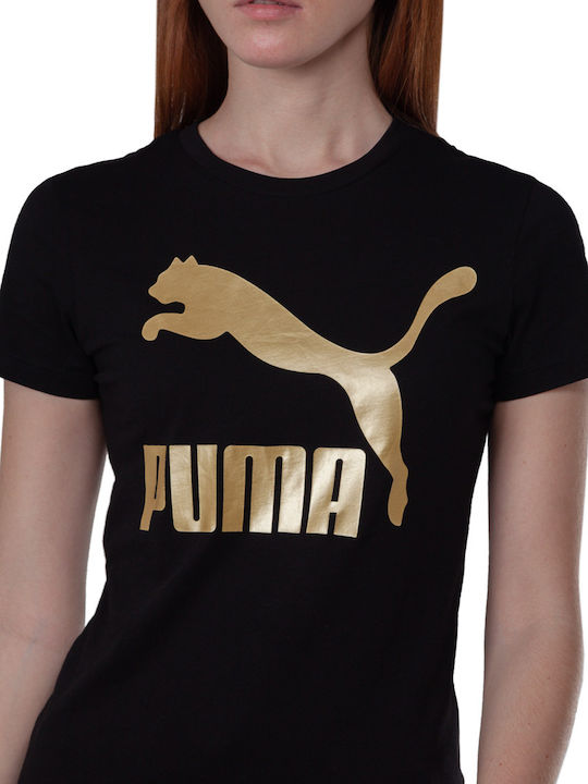 Puma Classics Logo T-Shirt Black. 530077-68