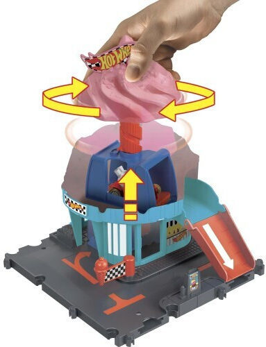 Hot Wheels City - Downtown Garage Ice Cream Swirl 1:64 for Ages 8+