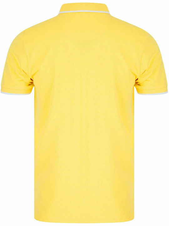 Kensington Eastside Men's Short Sleeve Blouse Polo Lemon Drop Yellow