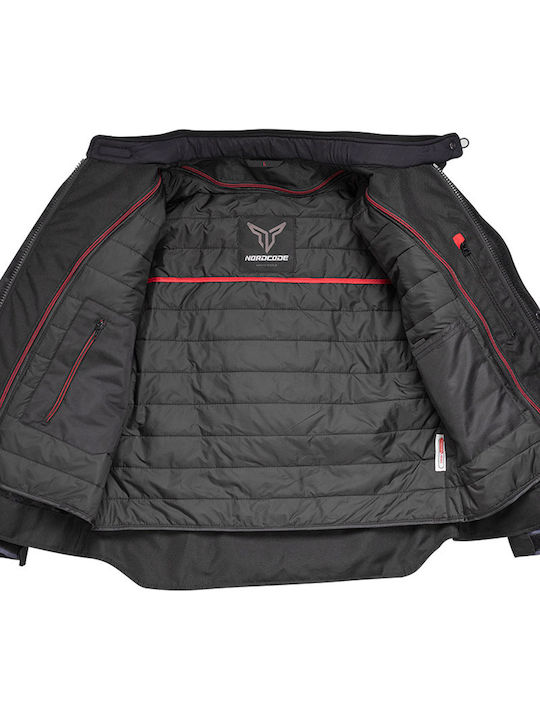Nordcode Force Men's Motorcycle Jacket 4 Seasons Waterproof Black