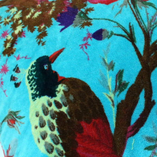 Interni Oggi Velvet Turquoise Sofa Cushion 35x50cm