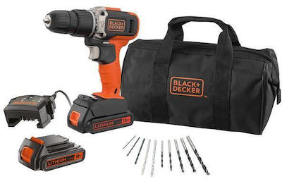 Black & Decker Percussive Drill Driver Battery 18V 2x1.5Ah