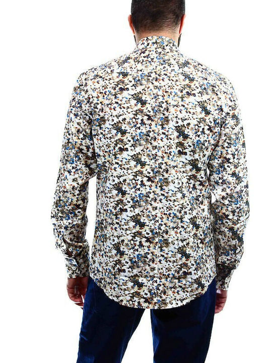 Vittorio Artist Men's Shirt Long Sleeve Floral ''''''