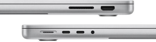 Apple MacBook Pro 14" (2023) 14.2" Retina Display 120Hz (M3 Max-14-Kern/36GB/1TB SSD/30-Kern-GPU) Silver (GR Tastatur)