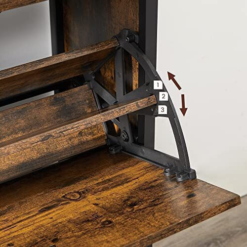 Holz Schuhschrank 98.3x30x95cm