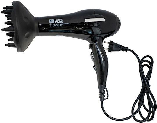 Homeplus Professional Hair Dryer with Diffuser 2200W Black