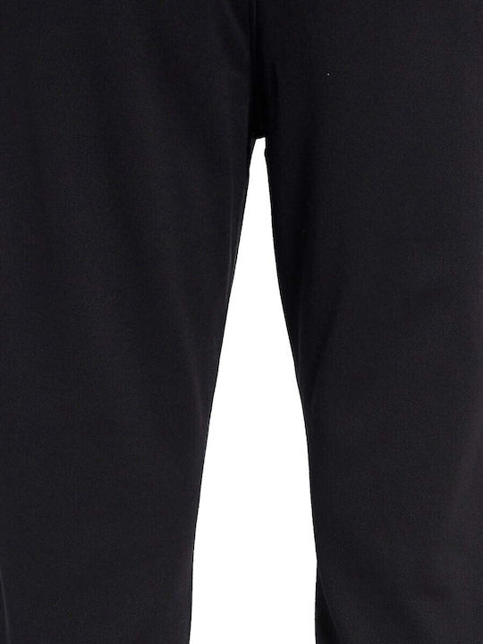 Trousers Chino in Straight Line Black.