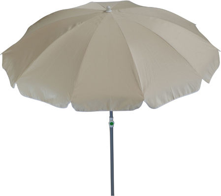 Summer Club Iris Folding Beach Umbrella Diameter 2m Orange