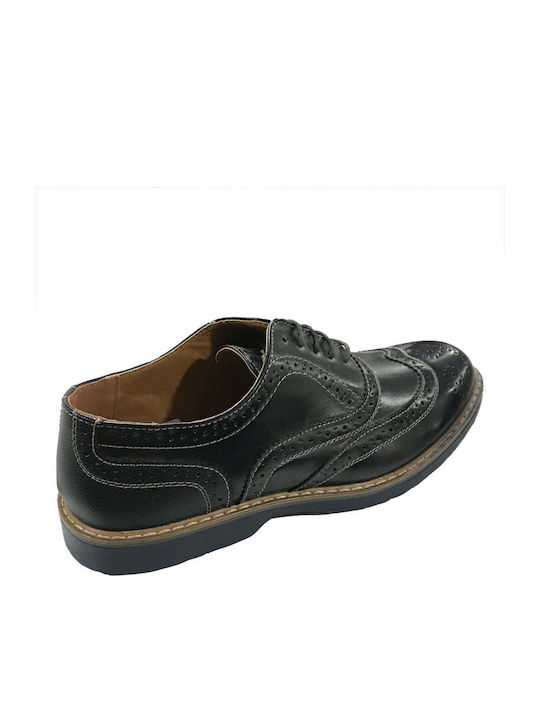 Men's Synthetic Leather Oxfords Blue