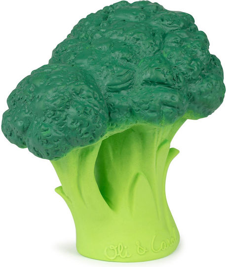 Oli&Carol Brucy The Broccoli Μασητικός Κρίκος Οδοντοφυΐας από Καουτσούκ για 3 m+