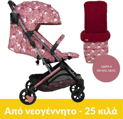 Cosatto Woosh 3 Kinderwagen Geeignet für Neugeborene Unicorn Garden 7.2kg