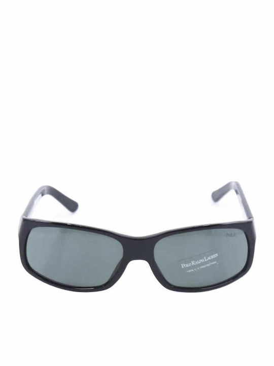 Ralph Lauren Men's Sunglasses with Black Plastic Frame and Black Lens PH4035 500171