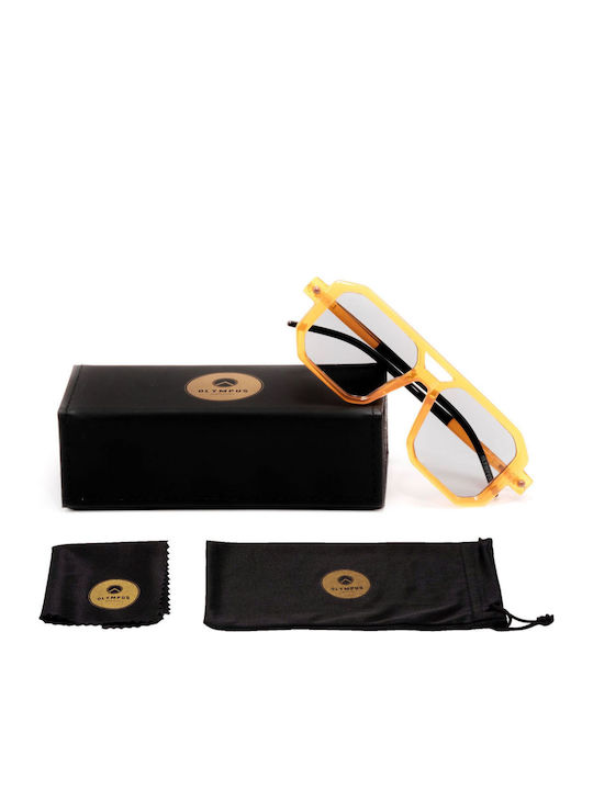 Olympus Sunglasses Sunglasses Κίτρινα with Acetate Frame & Gray Lens Olympus Sunglasses Sunglasses Κίτρινα with Acetate Frame & Gray Lens