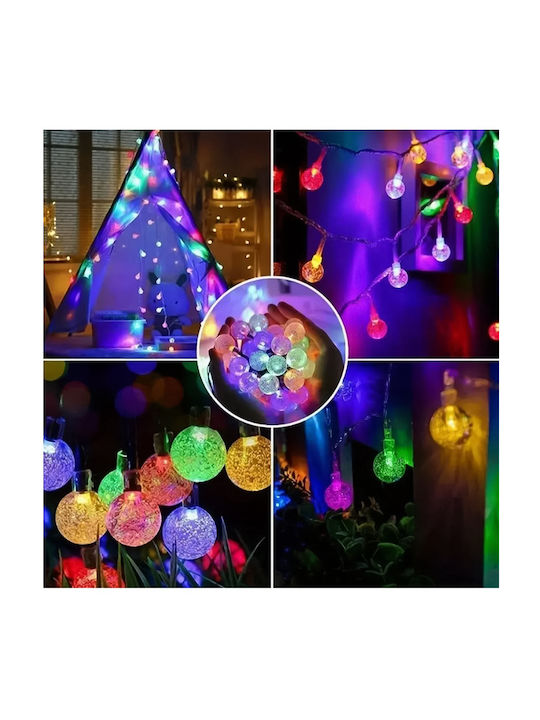 30 Christmas Lights LED Multicolor Solar in String