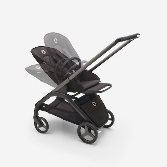 Bugaboo Dragonfly Complete Ρυθμιζόμενο Καρότσι Μωρού Kατάλληλο από 6+ Mηνών Midnight Black 7.9kg