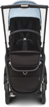 Bugaboo Dragonfly Adjustable Baby Stroller Suitable from 6+ Months Midnight Black-Skyline Blue 7.9kg