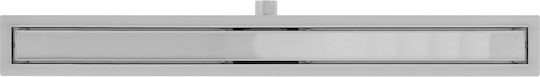 LuxeBath Stainless Steel Double Channel Floor Silver