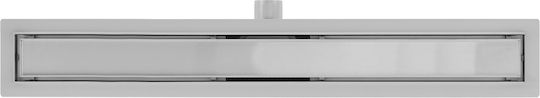 LuxeBath Stainless Steel Double Channel Floor Silver