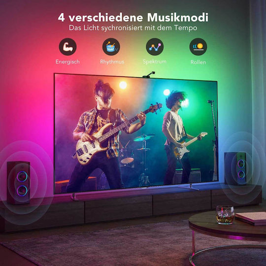 Govee Smart LED Strip Dreamview T1 Wi-Fi TV Light Orange Light