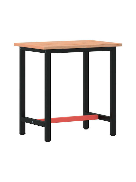 Schreibtisch aus Massivholz Coffee mit Metallbeinen 80x55x81.5cm