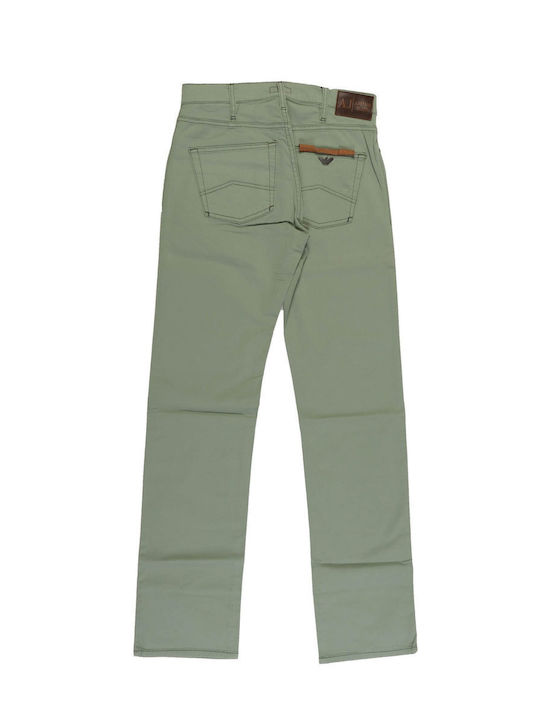 Armani Jeans Men's Trousers Elastic Green