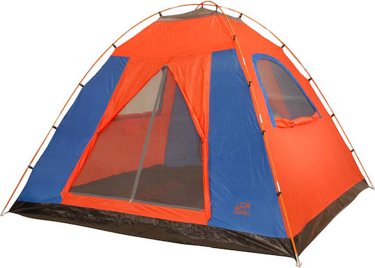 Panda Σκηνή Camping Μπλε με Διπλό Πανί 4 Εποχών για 5 Άτομα 420x270x200εκ.