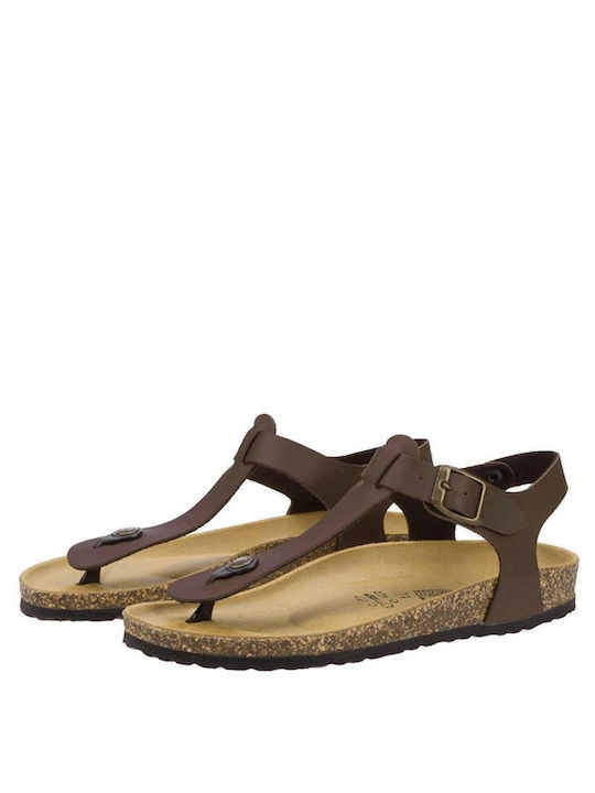 Goldstar Anatomic Synthetic Leather Women's Sandals Brown