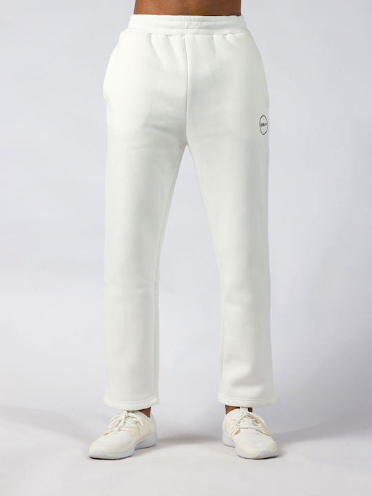 GSA Supercotton Pantaloni de trening Fleece - Polar WHITE