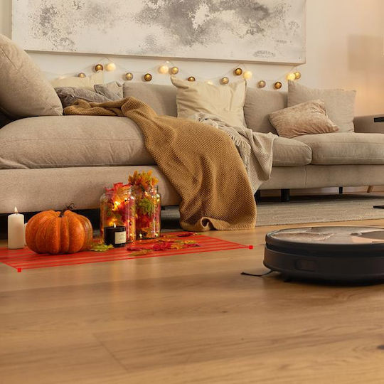 Cecotec Conga 12090 Twice Roller Home&Fill Σκούπα Ρομπότ με Χαρτογράφηση Laser & Απορρόφηση 5000Pa Μαύρη