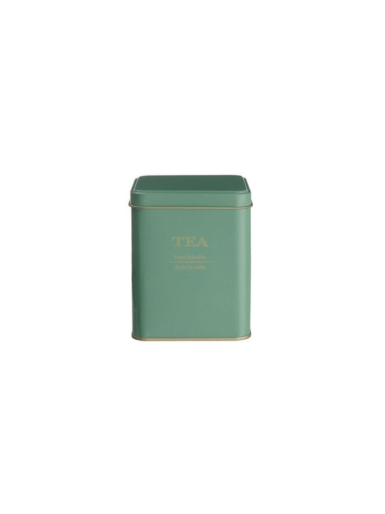 Butlers Box für Tee mit Deckel Metallisch Grün 790ml