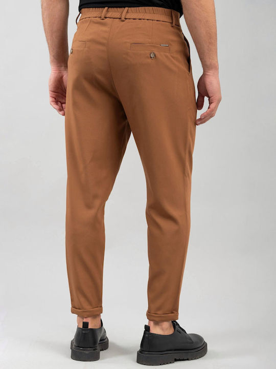 Vittorio Artist Vittorio Men's Trousers in Loose Fit Camel