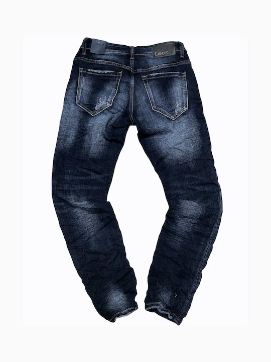 Men's Jeans Pants with Slim Fit Blue