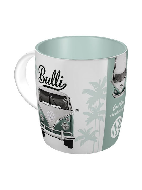 Nostalgic Art VW Good things are ahead of you Tasse Keramik Weiß 330ml 43033 1Stück