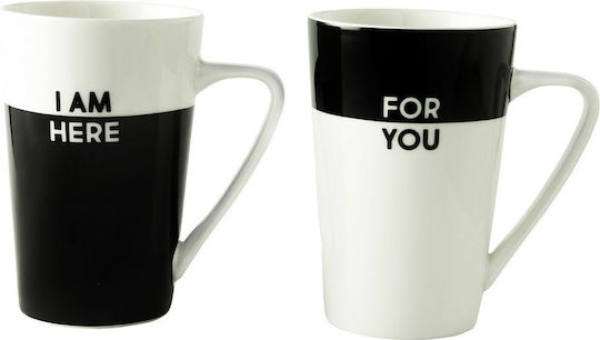 Dutch Rose For You XL Керамична Чаша Бяла 430ml Dutch Rose For You XL Керамична Чаша Бяла 430ml