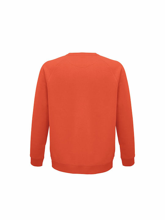 Sweatshirt Unisex, Organic "Kachiko", Sweey Orange