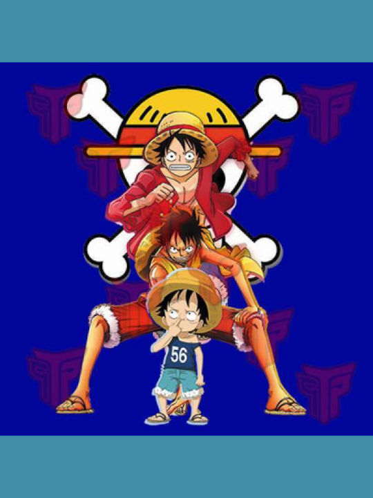 Takeposition Monkey D.luffy Tricou One Piece Alb