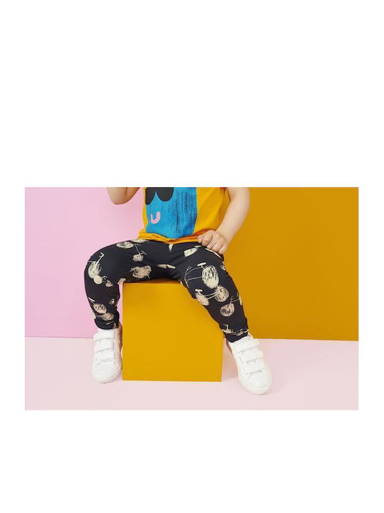 Papu Kinder Leggings Lang Schwarz