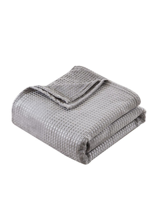 Beauty Home Blanket Fleece Single 160x220cm 11555 Grey