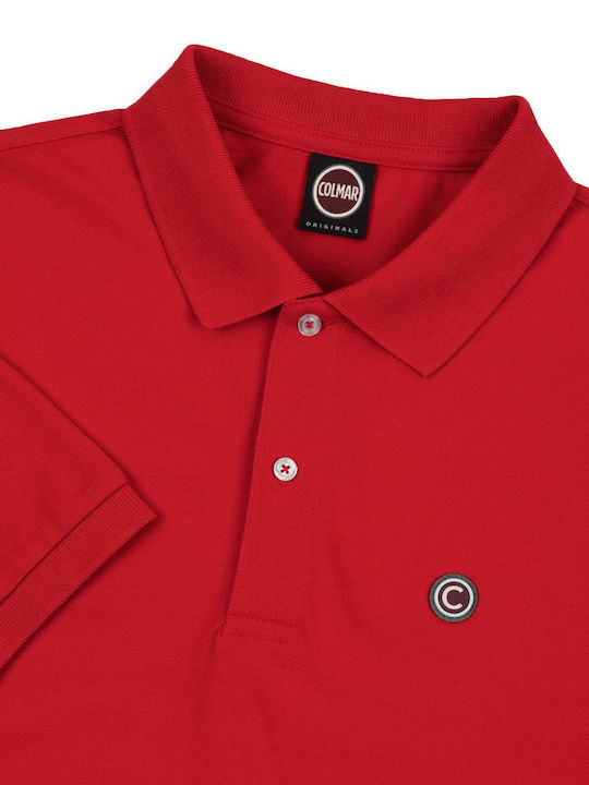 Colmar Herren Kurzarmshirt Polo Rot