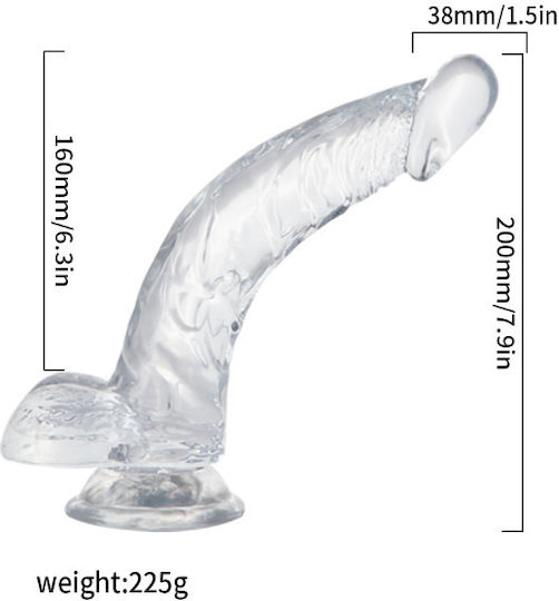 Realistisches Dildo mit Hoden und Saugnapf Grün