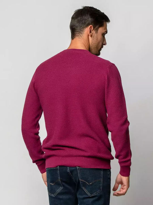 Beneto Maretti Men's Long Sleeve Sweater Purple