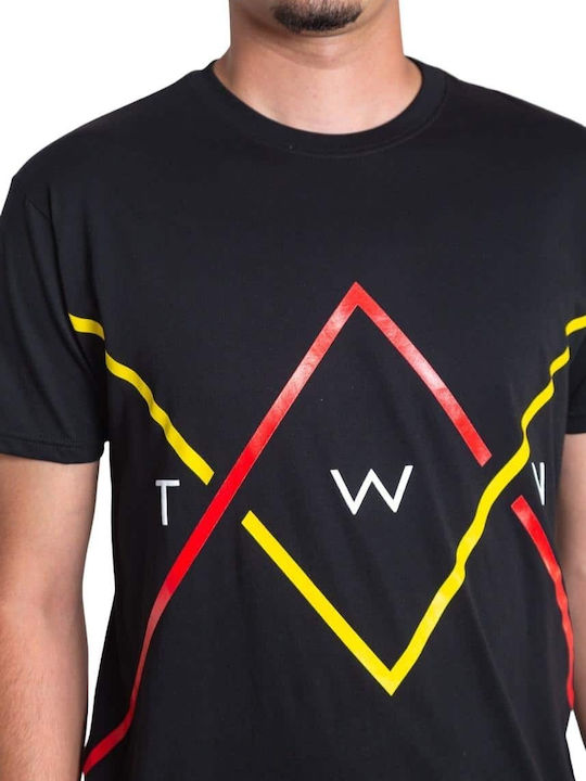 – T-shirt Μαύρο